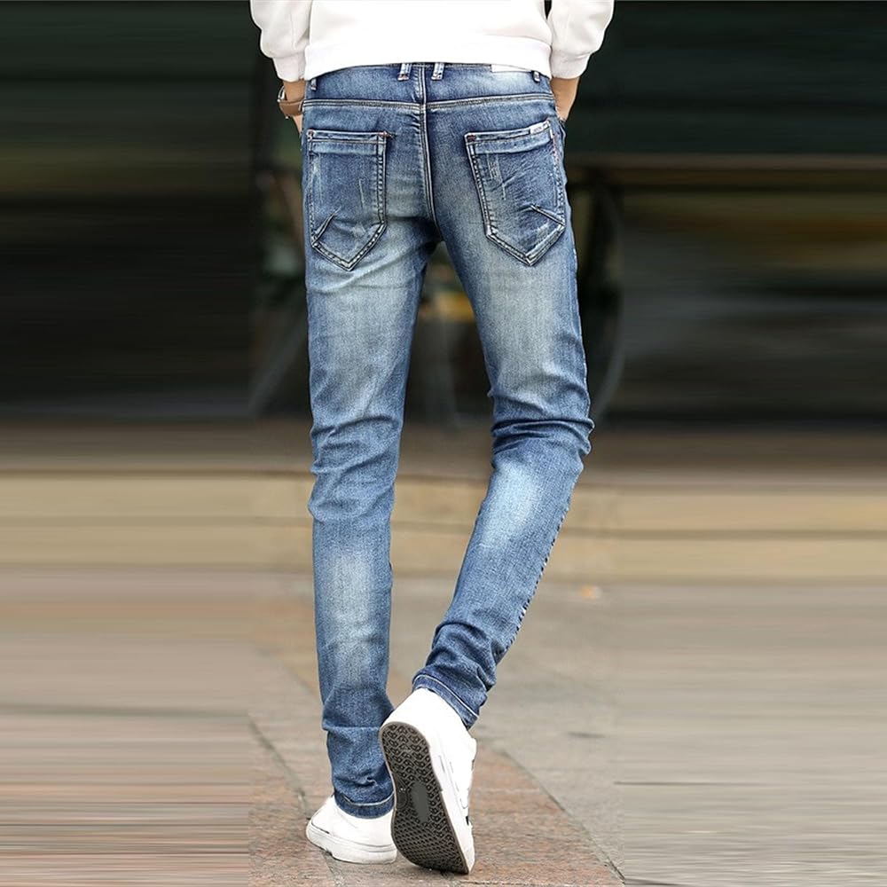 [ JEANS] RegularStraight Denim Pants ★人気★ Amazon.com: XYGJZ Men's Casual Straight Leg Jeans Loose Fit